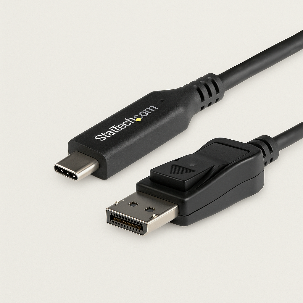 USB C to DisplayPort Adapter Startech CDP2DP146B 1,8 m Black